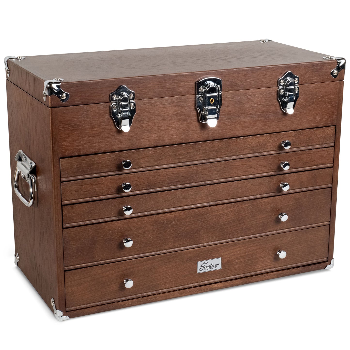 Dark Oak 5-Drawer Top Chest - Gerstner International, GI-T20-D