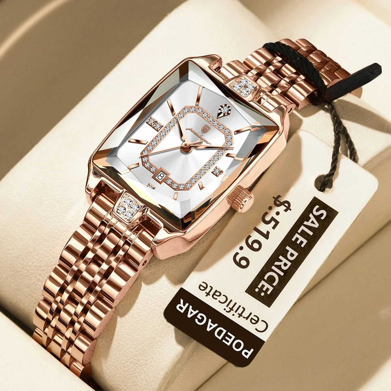 Women’s Luxury Rectangle Watch-8