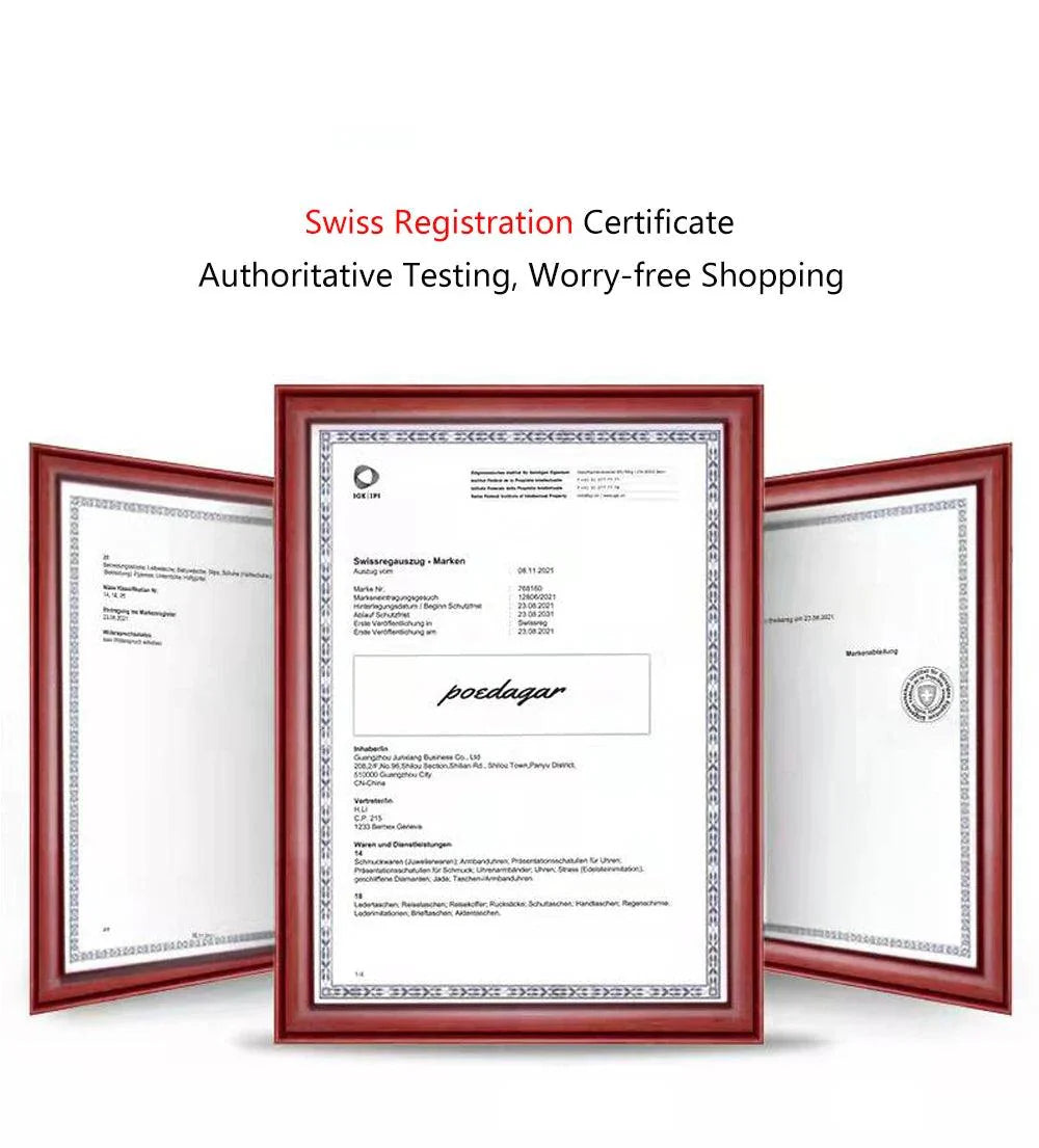 POEDAGAR Elegant Women's Mesh Watch - Waterproof Stainless Steel Quartz Timepiece for Stylish Ladies